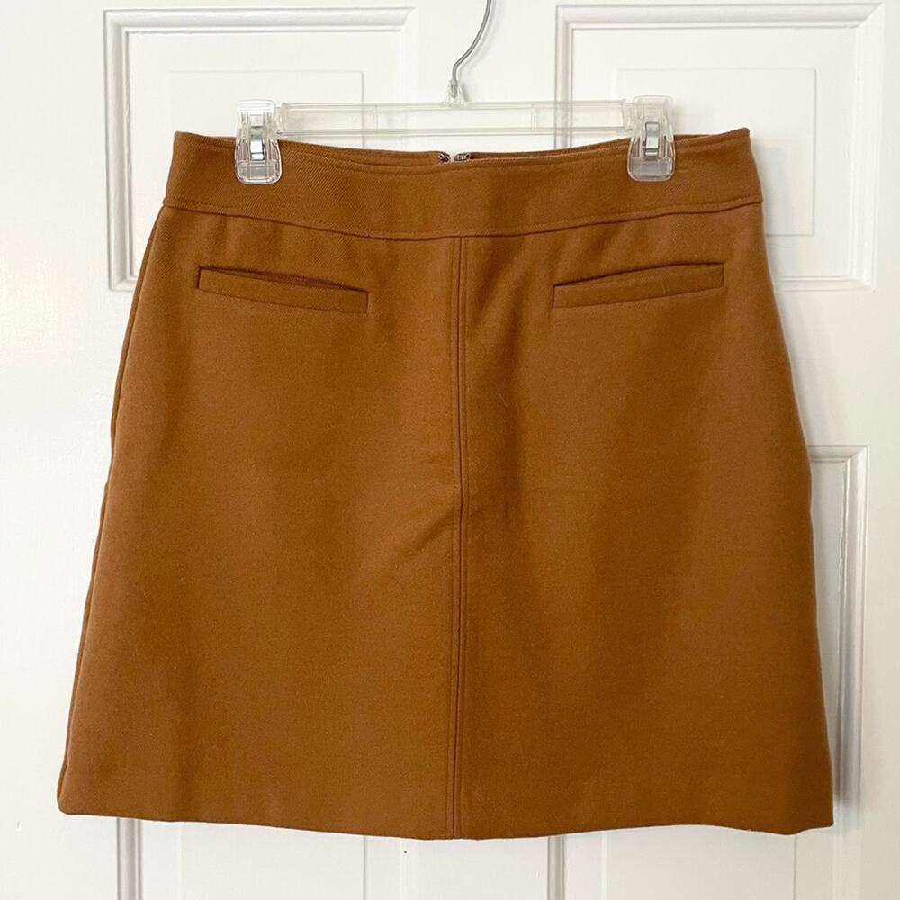 LOFT Brown A-Line Skirt